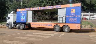 Event setup with BK Roadshow Trucks in Nairobi
