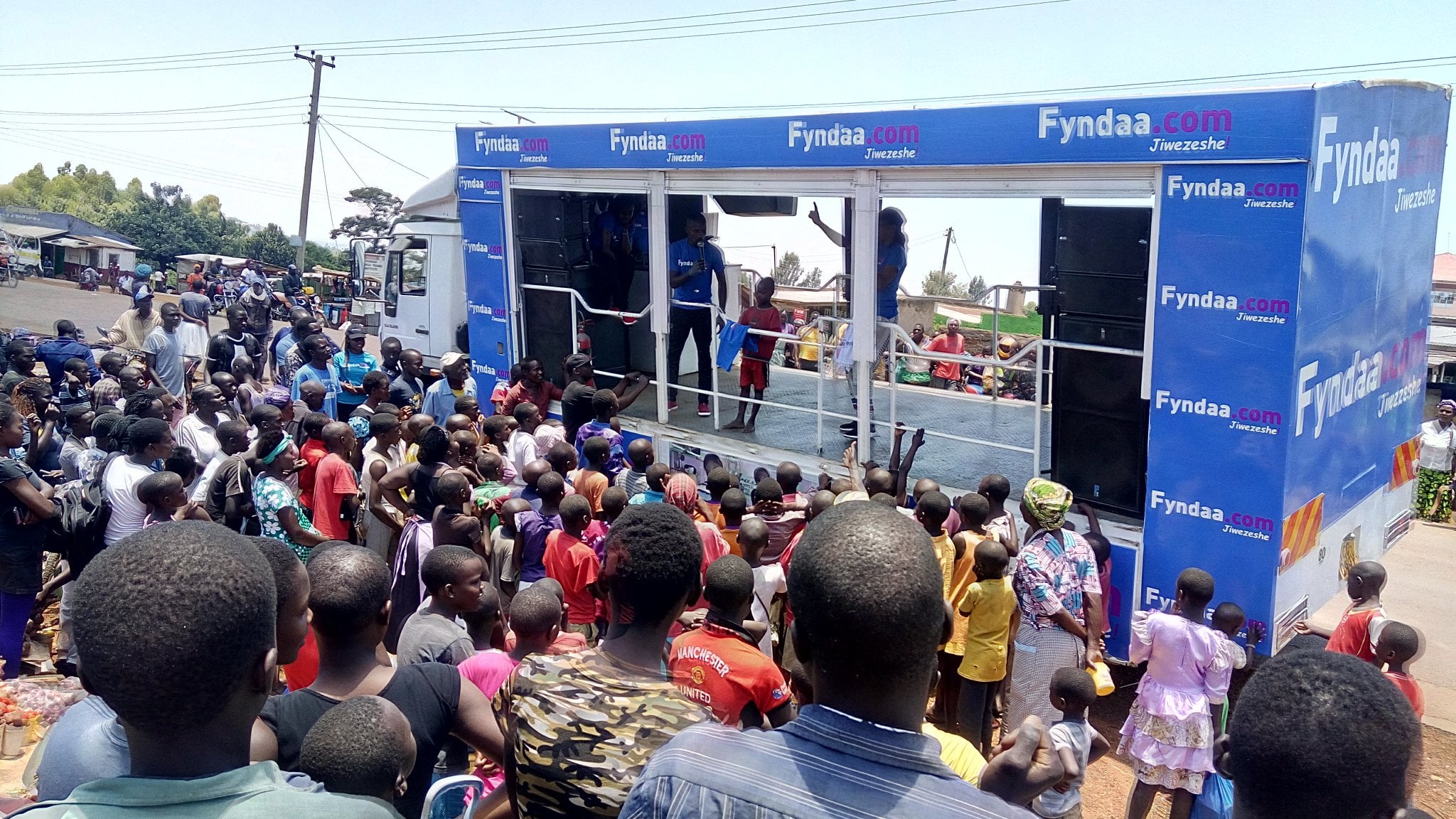 Event planning and setup with BK Roadshow Trucks in Nairobi