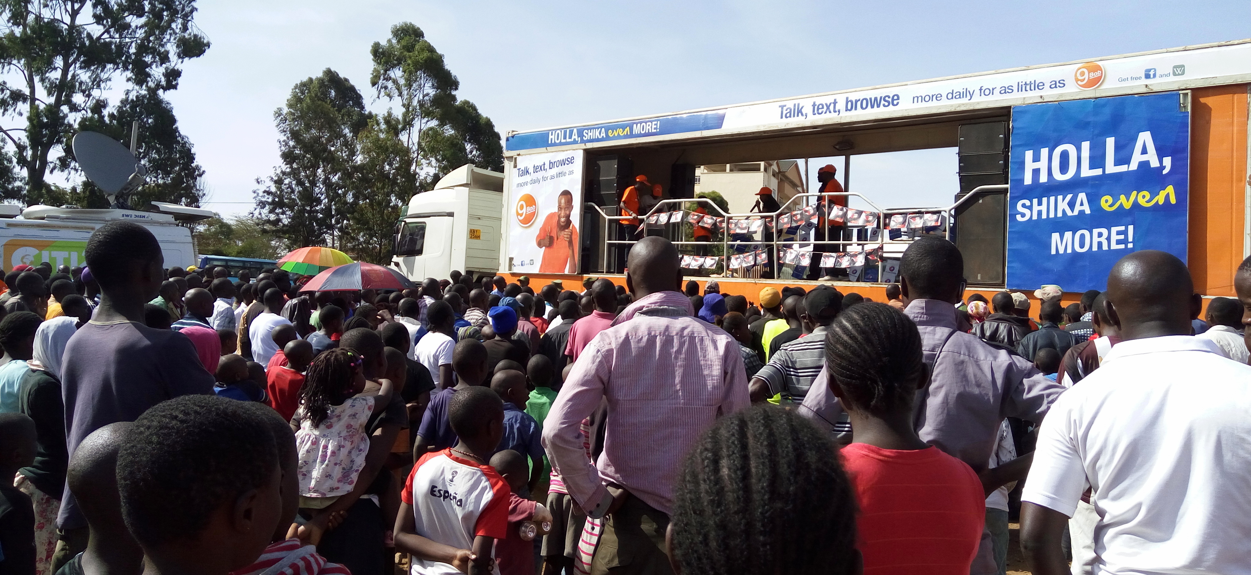 BK Roadshow Truck in action