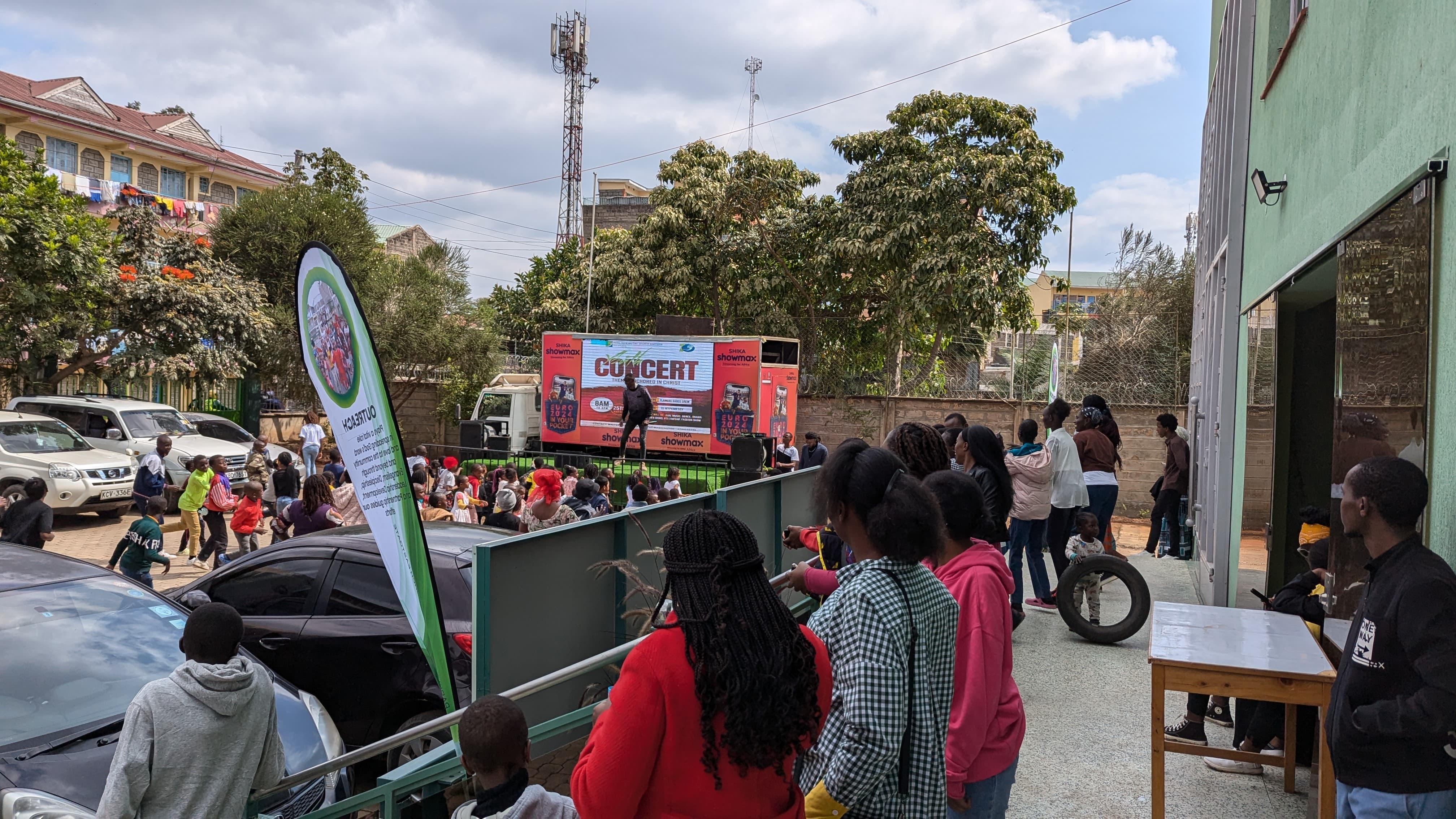 Hydraulic road show truck for corporate events in Kenya
