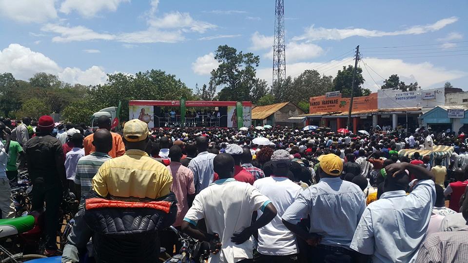 Road show truck in action at a Nairobi event