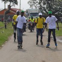 Custom stage setup for road shows in Kenya